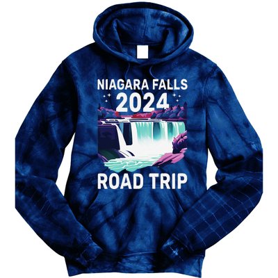 Niagara Falls Road Trip 2024 Summer Vacation Niagara Tie Dye Hoodie