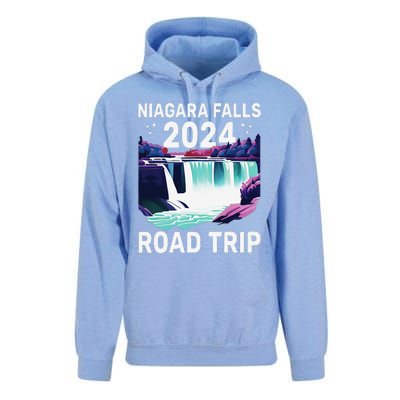 Niagara Falls Road Trip 2024 Summer Vacation Niagara Unisex Surf Hoodie