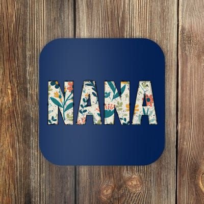 Nana Floral Retro Coaster