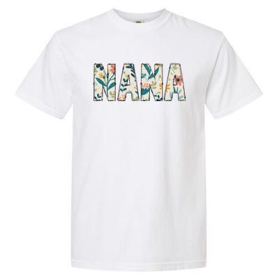 Nana Floral Retro Garment-Dyed Heavyweight T-Shirt