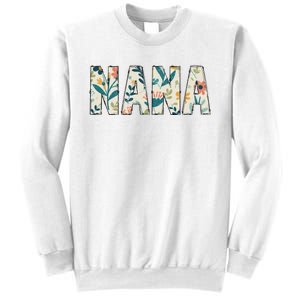 Nana Floral Retro Sweatshirt