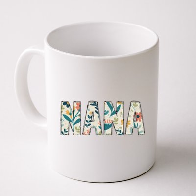 Nana Floral Retro Coffee Mug