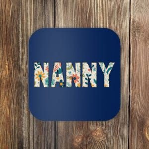 Nanny Floral Retro Coaster