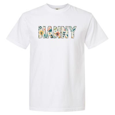 Nanny Floral Retro Garment-Dyed Heavyweight T-Shirt