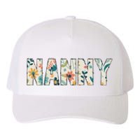 Nanny Floral Retro Yupoong Adult 5-Panel Trucker Hat