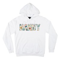 Nanny Floral Retro Hoodie