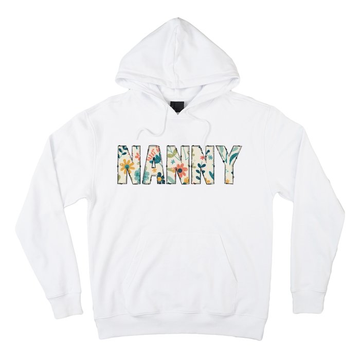 Nanny Floral Retro Hoodie