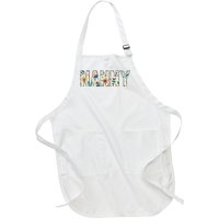 Nanny Floral Retro Full-Length Apron With Pockets