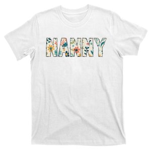 Nanny Floral Retro T-Shirt