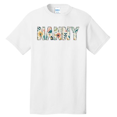 Nanny Floral Retro Tall T-Shirt