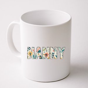 Nanny Floral Retro Coffee Mug