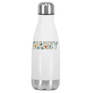 Nanny Floral Retro Stainless Steel Insulated Water Bottle