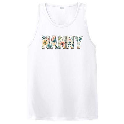 Nanny Floral Retro PosiCharge Competitor Tank