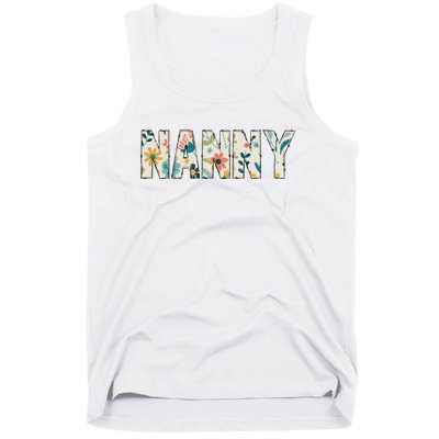 Nanny Floral Retro Tank Top