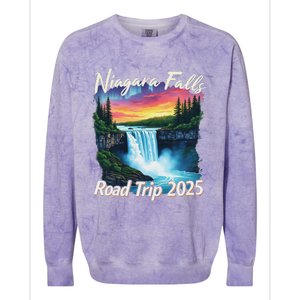 Niagara Falls Road Trip Family Vacation Trip Colorblast Crewneck Sweatshirt