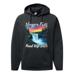 Niagara Falls Road Trip Family Vacation Trip Performance Fleece Hoodie