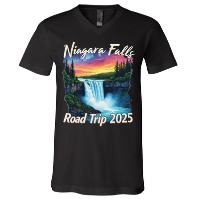 Niagara Falls Road Trip Family Vacation Trip V-Neck T-Shirt