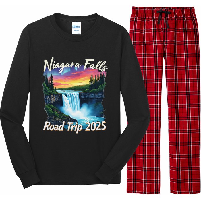 Niagara Falls Road Trip Family Vacation Trip Long Sleeve Pajama Set