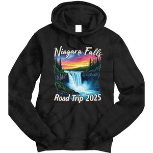 Niagara Falls Road Trip Family Vacation Trip Tie Dye Hoodie