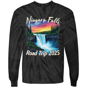 Niagara Falls Road Trip Family Vacation Trip Tie-Dye Long Sleeve Shirt