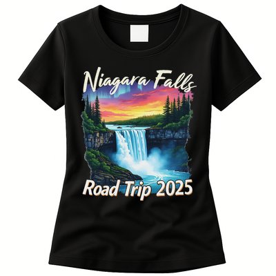 Niagara Falls Road Trip Family Vacation Trip Womens T-Shirt