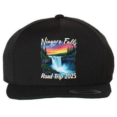 Niagara Falls Road Trip Family Vacation Trip Wool Snapback Cap