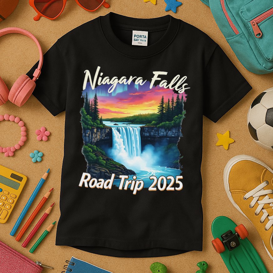 Niagara Falls Road Trip Family Vacation Trip Kids T-Shirt