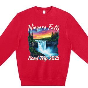 Niagara Falls Road Trip Family Vacation Trip Premium Crewneck Sweatshirt