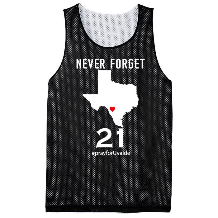 Never Forget Robb Elementary School Texas Pray For Uvalde Mesh Reversible Basketball Jersey Tank