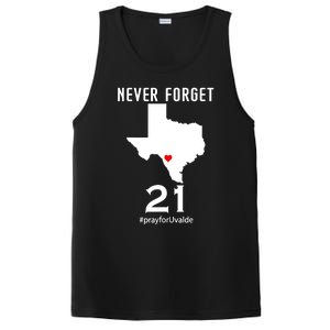 Never Forget Robb Elementary School Texas Pray For Uvalde PosiCharge Competitor Tank