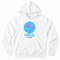Naples Florida Retro Palm Tree Sunset Hoodie