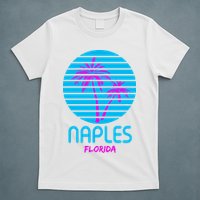 Naples Florida Retro Palm Tree Sunset T-Shirt