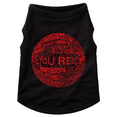 Nottingham Forest Red Typography Football Doggie Tank