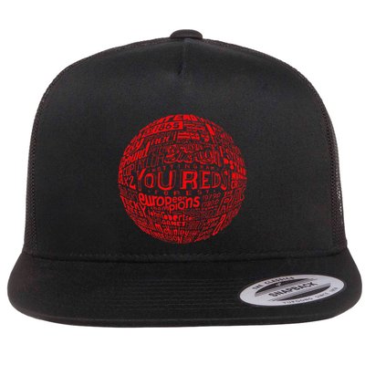 Nottingham Forest Red Typography Football Flatbill Hat