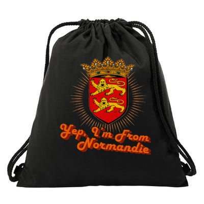 Normandy French Region Souvenir Nation Ancestor Norman Drawstring Bag