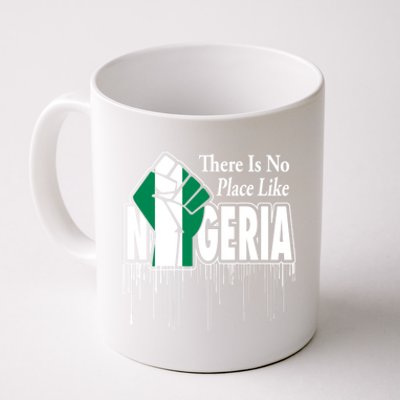 Nigerian Flag Raised Fist Coffee Mug