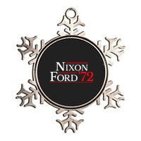 Nixon F.O.R.D Retro Election 1972 Metallic Star Ornament