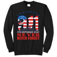 Never Forget September 11 2001 Memorial Day American Flag Sweatshirt