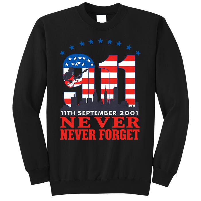 Never Forget September 11 2001 Memorial Day American Flag Sweatshirt