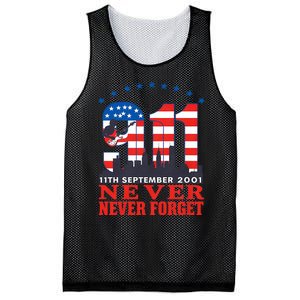 Never Forget September 11 2001 Memorial Day American Flag Mesh Reversible Basketball Jersey Tank