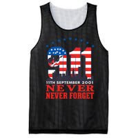 Never Forget September 11 2001 Memorial Day American Flag Mesh Reversible Basketball Jersey Tank