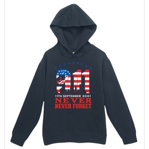 Never Forget September 11 2001 Memorial Day American Flag Urban Pullover Hoodie