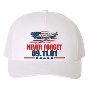 Never Forget September 11 2001 Memorial Day American Flag Yupoong Adult 5-Panel Trucker Hat