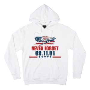 Never Forget September 11 2001 Memorial Day American Flag Hoodie