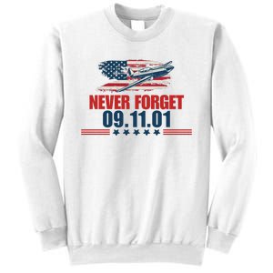 Never Forget September 11 2001 Memorial Day American Flag Sweatshirt