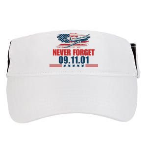 Never Forget September 11 2001 Memorial Day American Flag Adult Drive Performance Visor