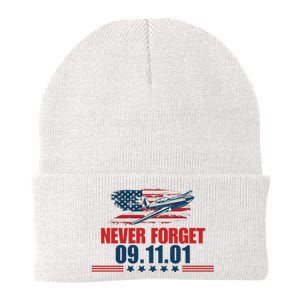 Never Forget September 11 2001 Memorial Day American Flag Knit Cap Winter Beanie