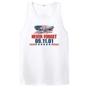 Never Forget September 11 2001 Memorial Day American Flag PosiCharge Competitor Tank