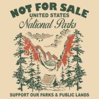 Not For Sale National Parks Support Our Parks Zip Tote Bag