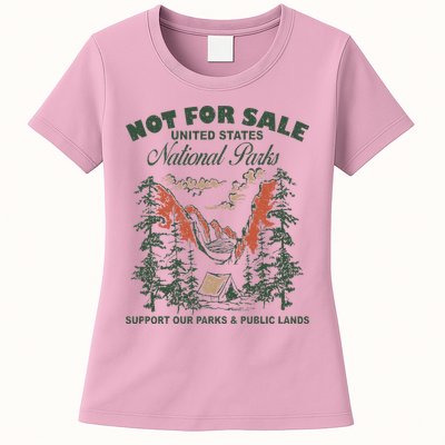 Not For Sale National Parks Support Our Parks Womens T-Shirt